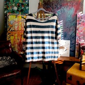 Silence & Noise sequin blouse